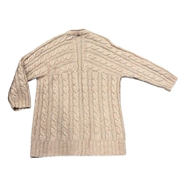 ST John chunky knit v neck 3/4 sleeve cardigan sweater size large - Picture 2 of 6